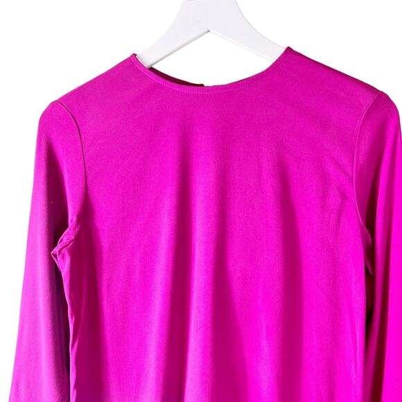 NWT Alexis Pink Seine MIDI dress‎ removable wrist ruffles S - Picture 2 of 10